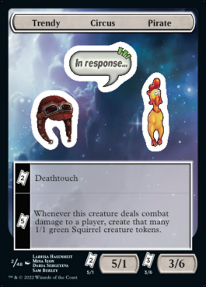 Trendy Circus Pirate [Unfinity Stickers] | Exor Games Truro