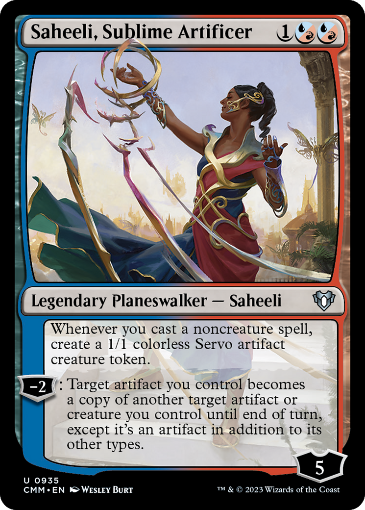 Saheeli, Sublime Artificer [Commander Masters] | Exor Games Truro