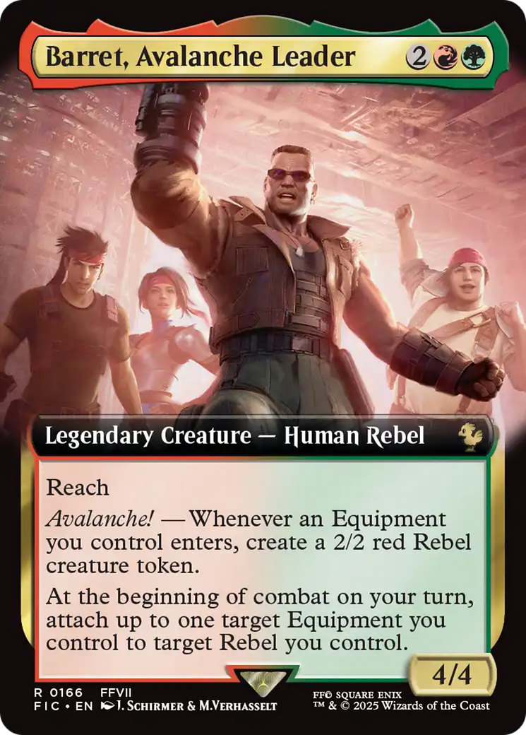 Barret, Avalanche Leader (Extended Art) [FINAL FANTASY Commander] | Exor Games Truro