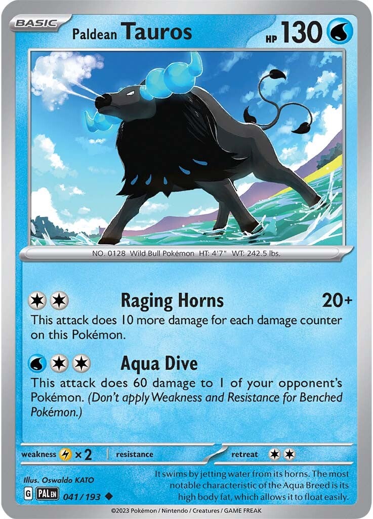 Paldean Tauros (041/193) [Scarlet & Violet: Paldea Evolved] | Exor Games Truro