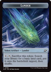 Beast (0006) // Lander Double-Sided Token [Edge of Eternities Tokens] | Exor Games Truro