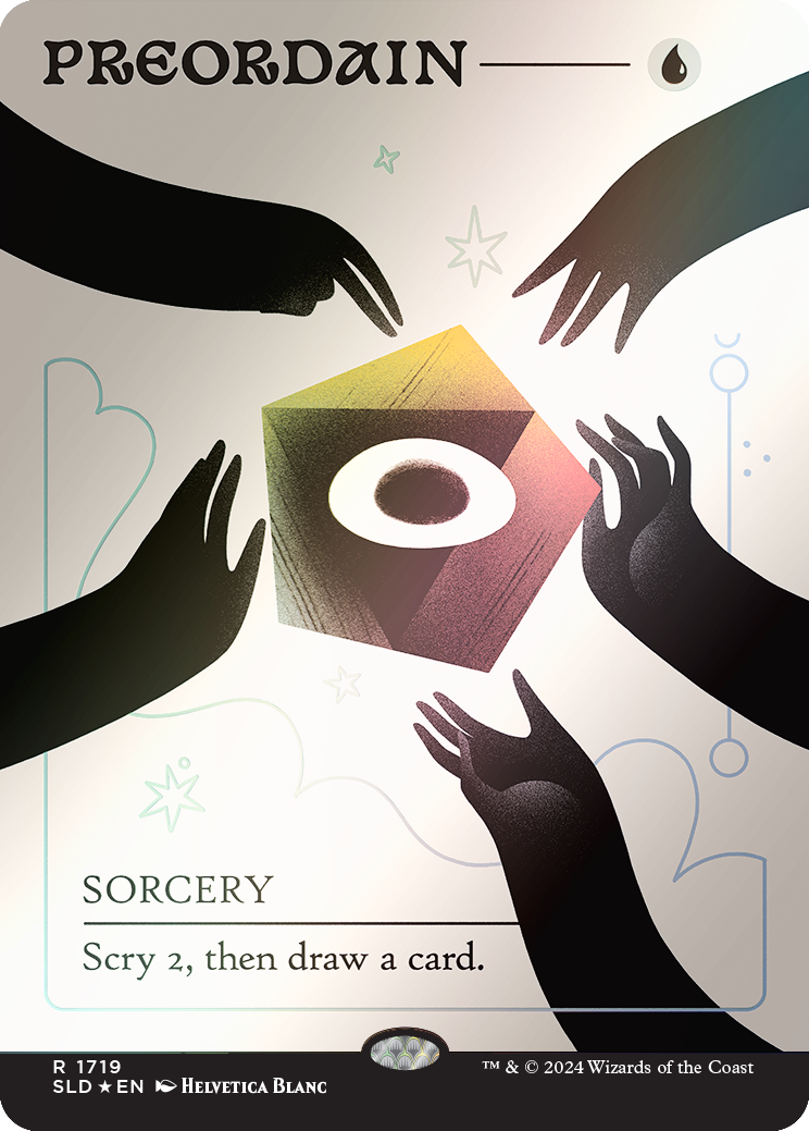 Preordain (1719) (Rainbow Foil) [Secret Lair Drop Series] | Exor Games Truro