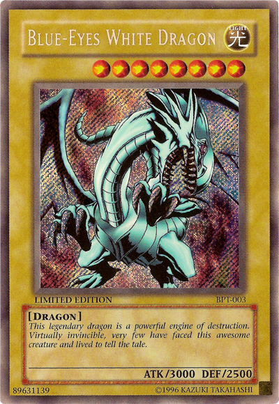 Blue-Eyes White Dragon [BPT-003] Secret Rare | Exor Games Truro