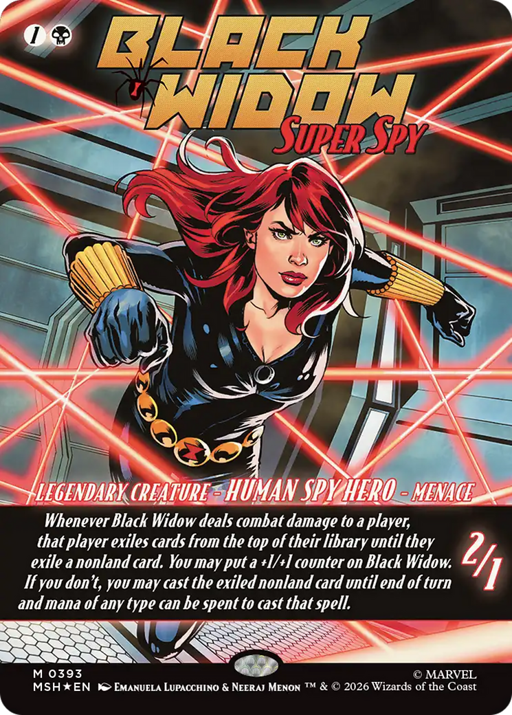 Black Widow, Super Spy (Borderless) (0393) [Marvel Super Heroes] | Exor Games Truro