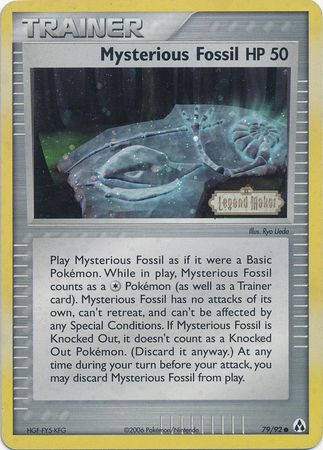 Mysterious Fossil (79/92) (Stamped) [EX: Legend Maker] | Exor Games Truro