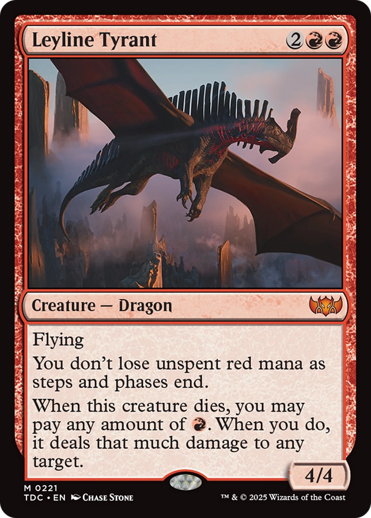 Leyline Tyrant [Tarkir: Dragonstorm Commander] | Exor Games Truro