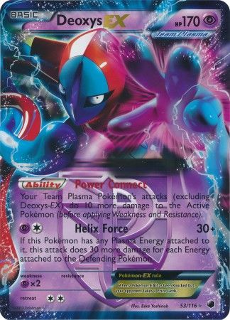 Deoxys EX (53/116) (Jumbo Card) [Black & White: Plasma Freeze] | Exor Games Truro
