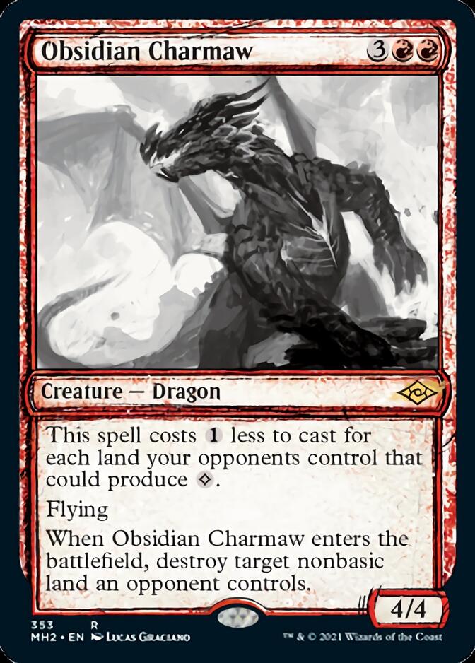 Obsidian Charmaw (Sketch) [Modern Horizons 2] | Exor Games Truro