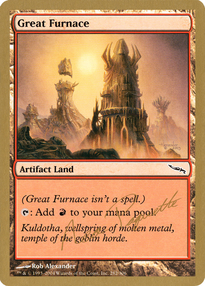 Great Furnace (Aeo Paquette) [World Championship Decks 2004] | Exor Games Truro