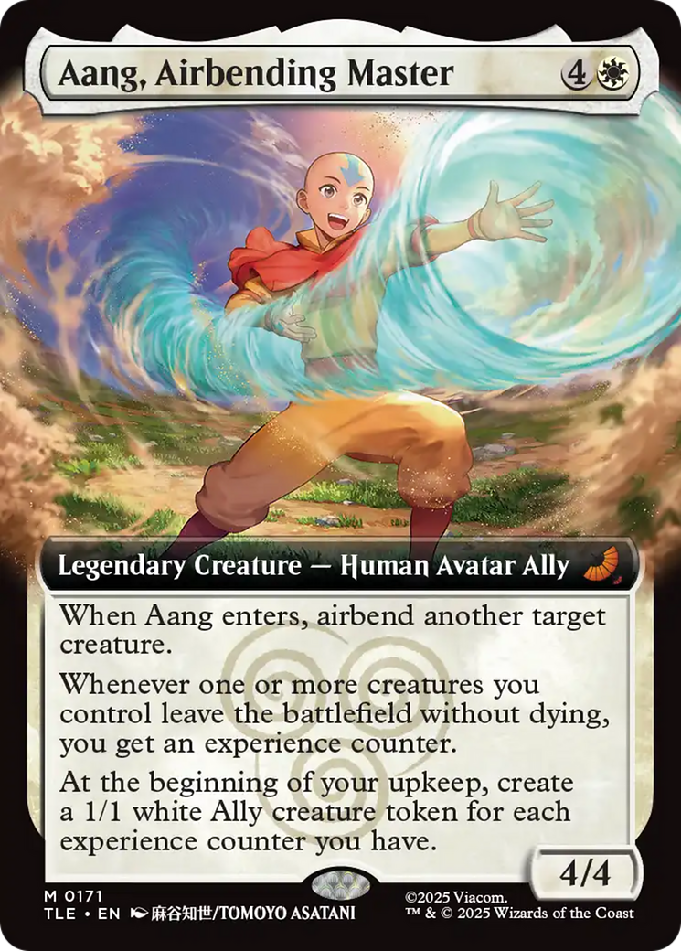 Aang, Airbending Master (Extended Art) [Avatar: The Last Airbender: Eternal-Legal] | Exor Games Truro