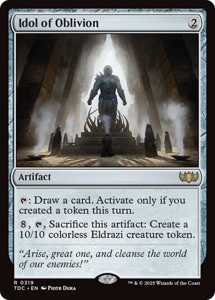 Idol of Oblivion [Tarkir: Dragonstorm Commander] | Exor Games Truro