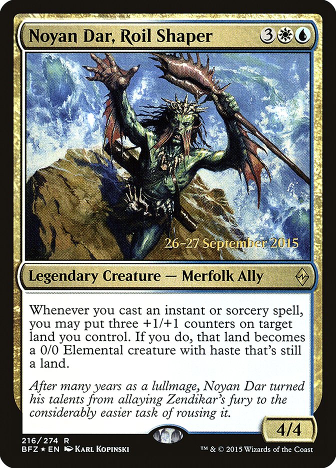 Noyan Dar, Roil Shaper [Battle for Zendikar Prerelease Promos] | Exor Games Truro