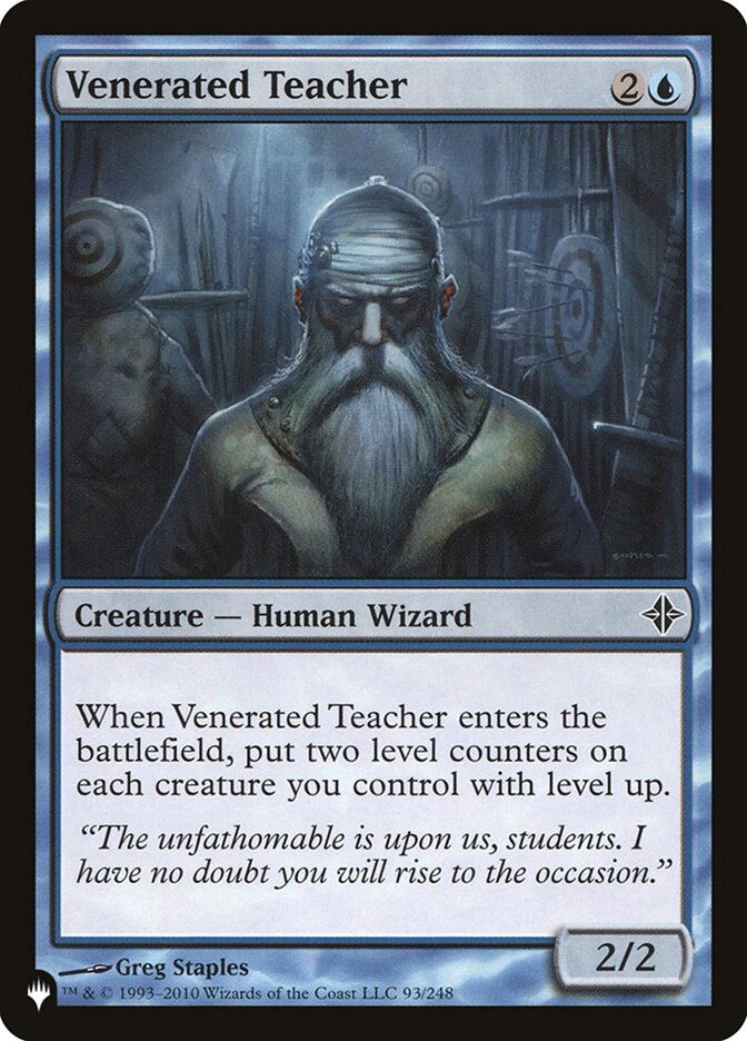 Venerated Teacher [The List] | Exor Games Truro