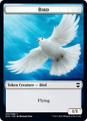 Bird (001) // Soldier Double-Sided Token [Kaldheim Commander Tokens] | Exor Games Truro