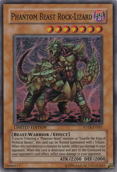 Phantom Beast Rock-Lizard [FOTB-ENSE1] Super Rare | Exor Games Truro