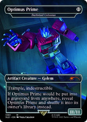 Darksteel Colossus - Optimus Prime (Borderless) [Secret Lair Drop Series] | Exor Games Truro