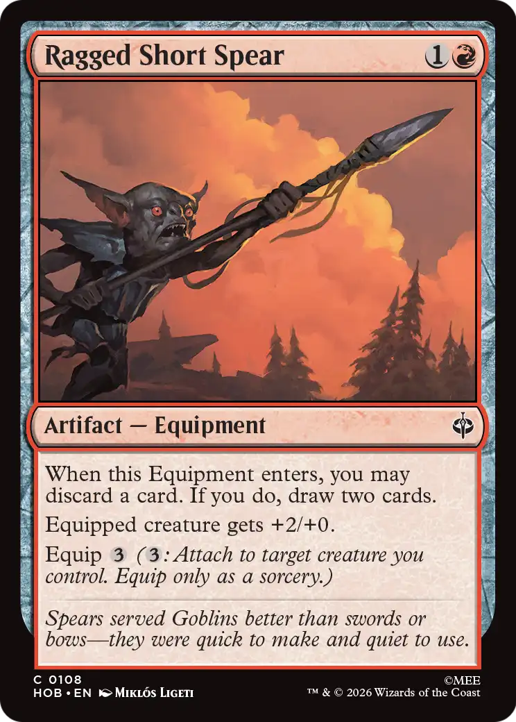 Ragged Short Spear [The Hobbit] | Exor Games Truro