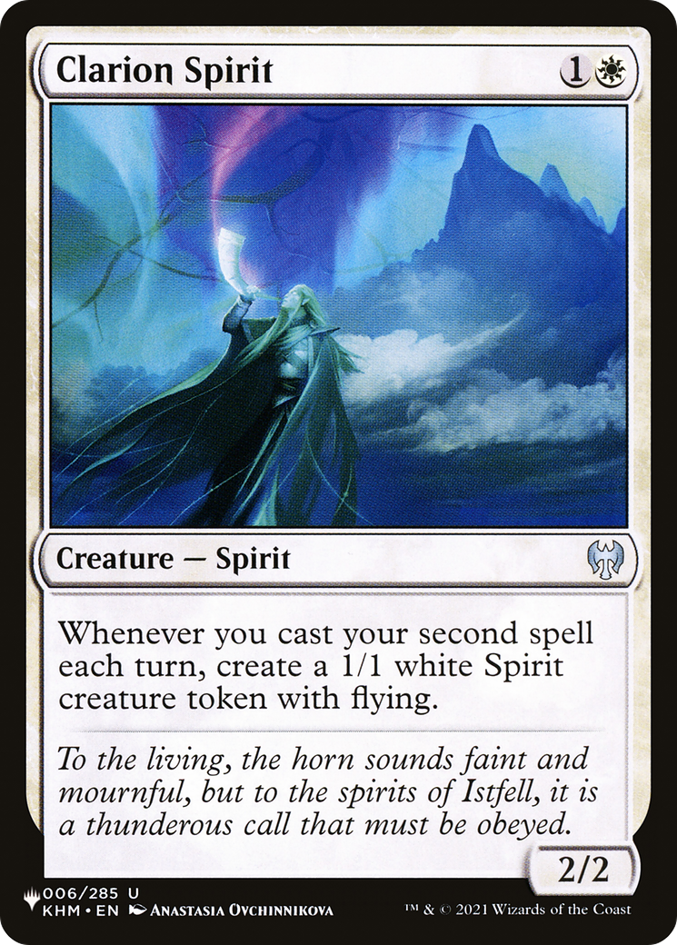 Clarion Spirit [The List] | Exor Games Truro