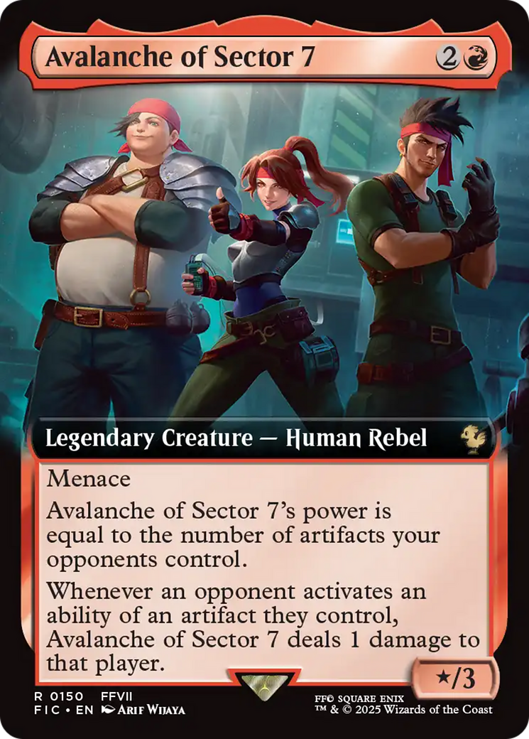Avalanche of Sector 7 (Extended Art) [FINAL FANTASY Commander] | Exor Games Truro