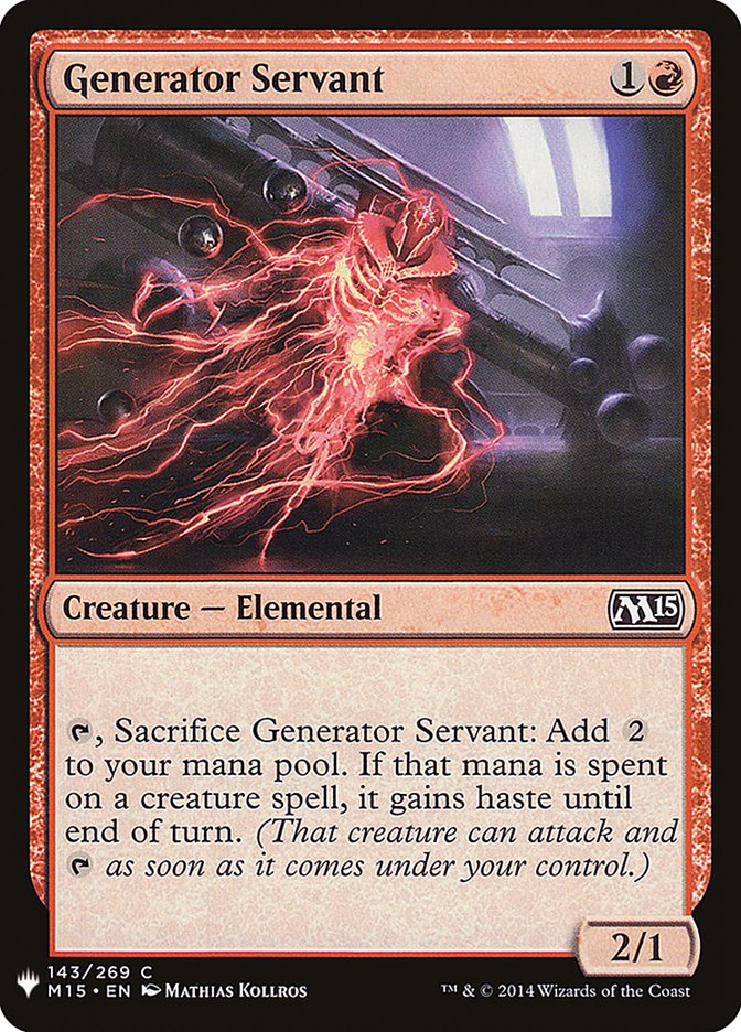 Generator Servant [Mystery Booster] | Exor Games Truro