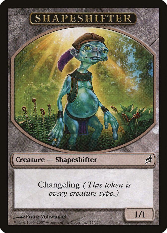 Shapeshifter Token [Lorwyn Tokens] | Exor Games Truro