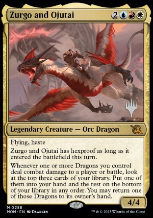 Zurgo and Ojutai (Promo Pack) [March of the Machine Promos] | Exor Games Truro