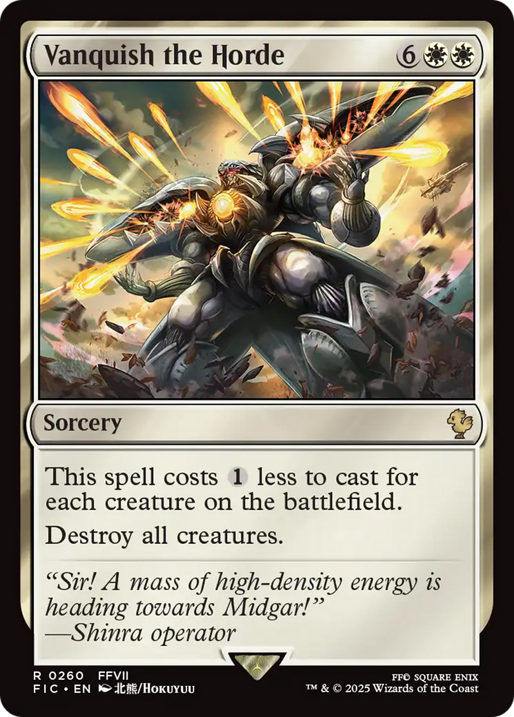 Vanquish the Horde [FINAL FANTASY Commander] | Exor Games Truro