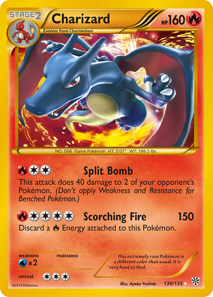 Charizard (136/135) [Black & White: Plasma Storm] | Exor Games Truro