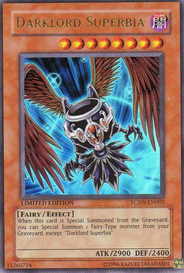 Darklord Superbia [YCSW-EN002] Ultra Rare | Exor Games Truro