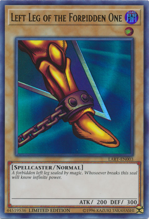 Left Leg of the Forbidden One [LART-EN003] Ultra Rare | Exor Games Truro