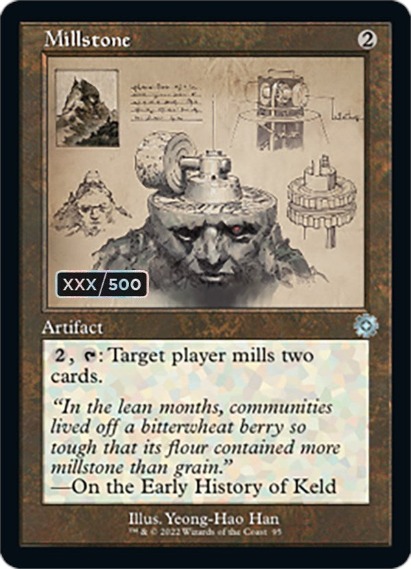 Millstone (Retro Schematic) (Serialized) [The Brothers' War Retro Artifacts] | Exor Games Truro