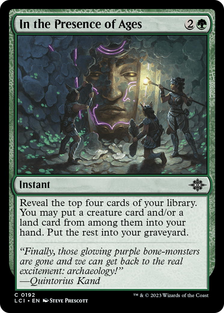 In the Presence of Ages [The Lost Caverns of Ixalan] | Exor Games Truro