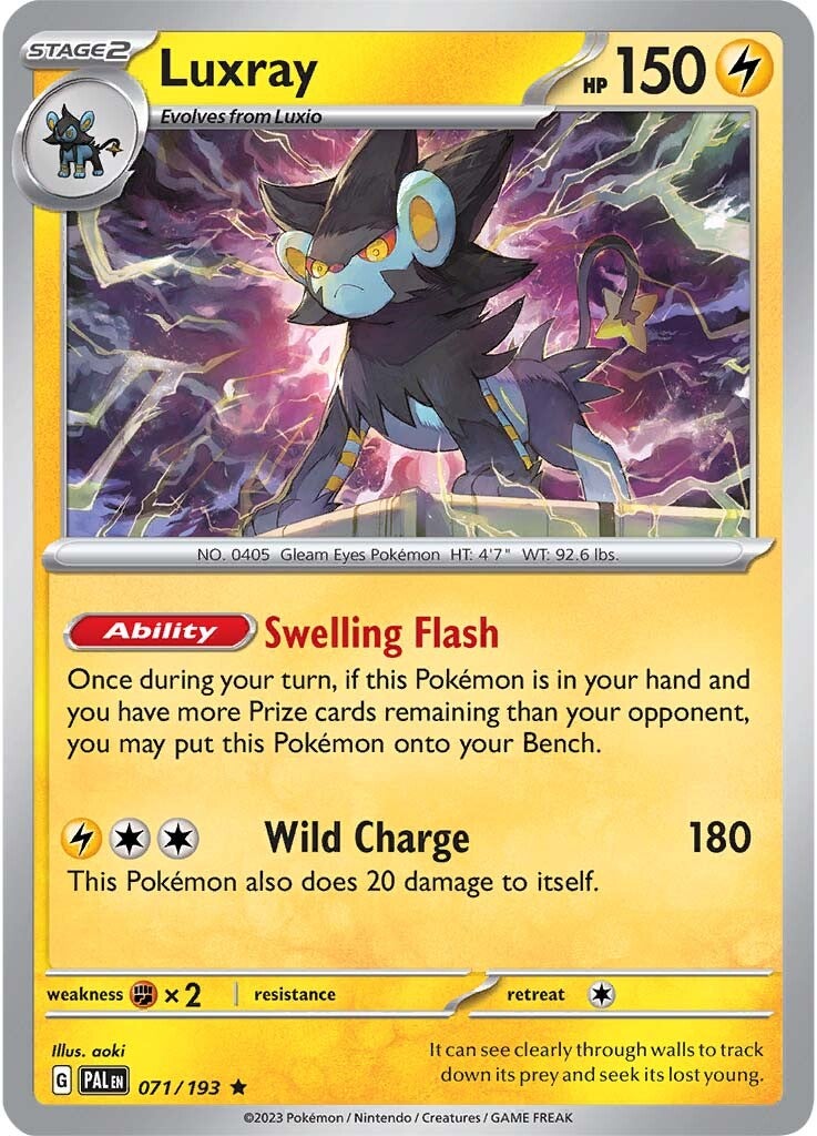 Luxray (071/193) [Scarlet & Violet: Paldea Evolved] | Exor Games Truro