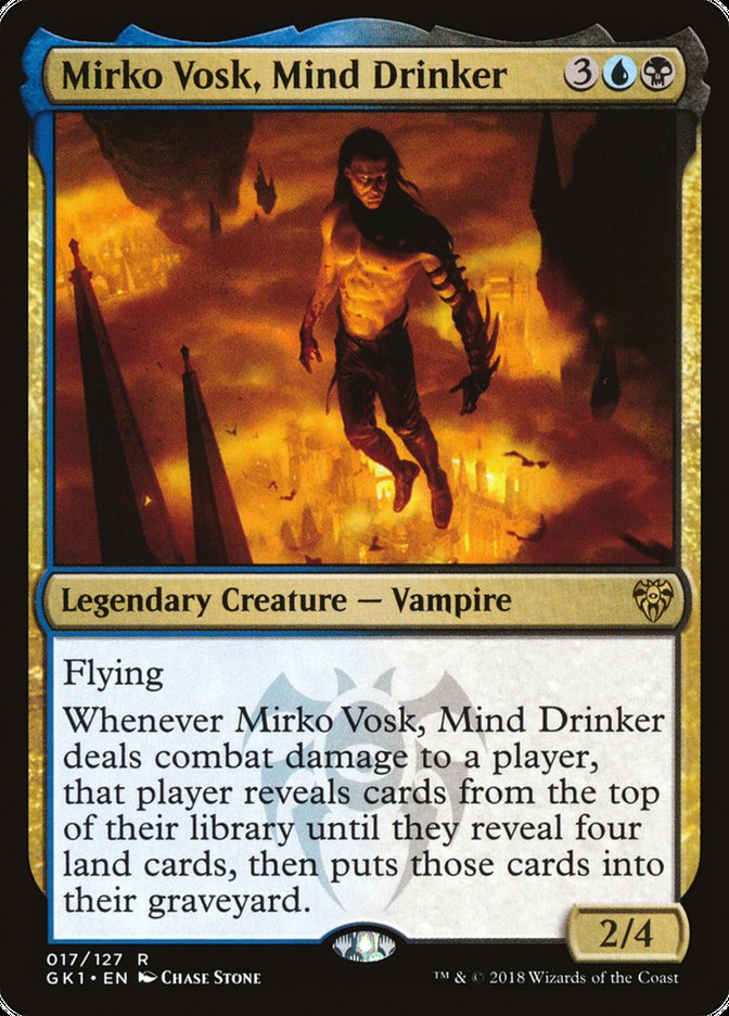 Mirko Vosk, Mind Drinker [Guilds of Ravnica Guild Kit] | Exor Games Truro