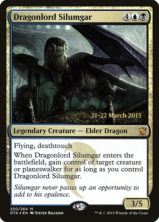 Dragonlord Silumgar [Dragons of Tarkir Prerelease Promos] | Exor Games Truro