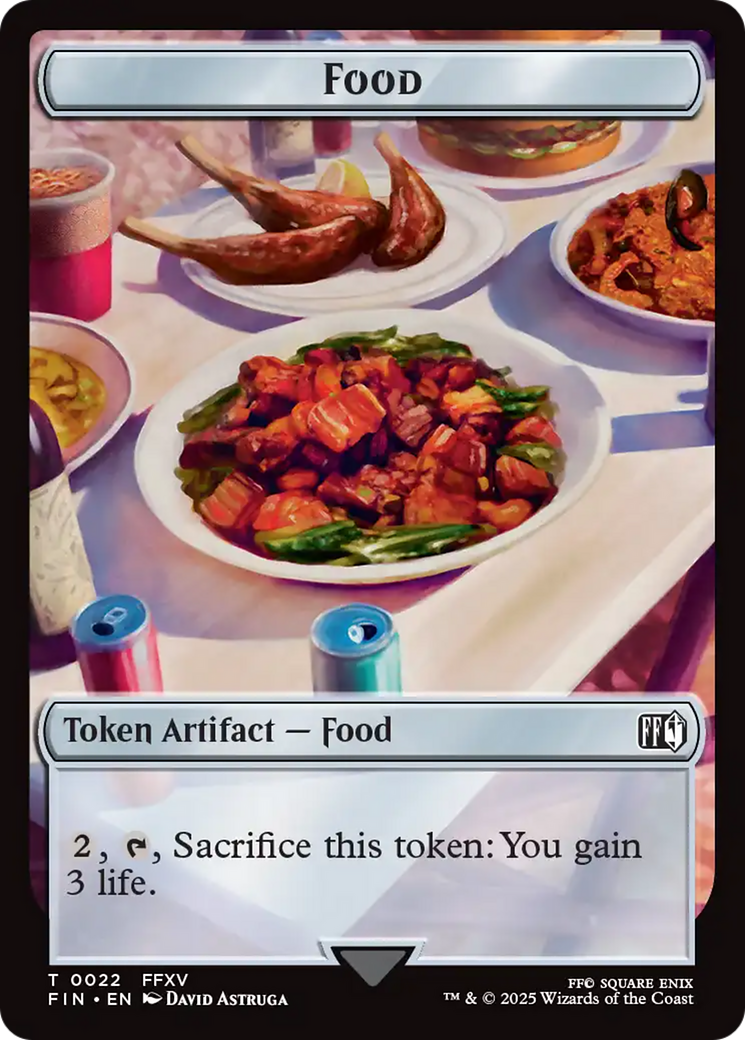 Hero (0003) // Food Double-Sided Token [FINAL FANTASY Tokens] | Exor Games Truro