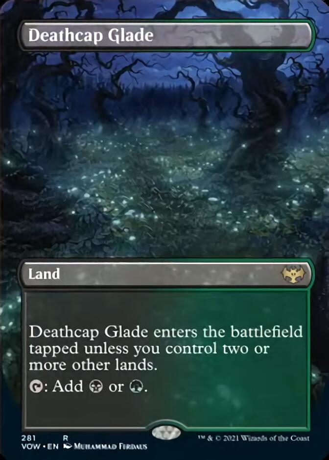 Deathcap Glade (Borderless Alternate Art) [Innistrad: Crimson Vow] | Exor Games Truro