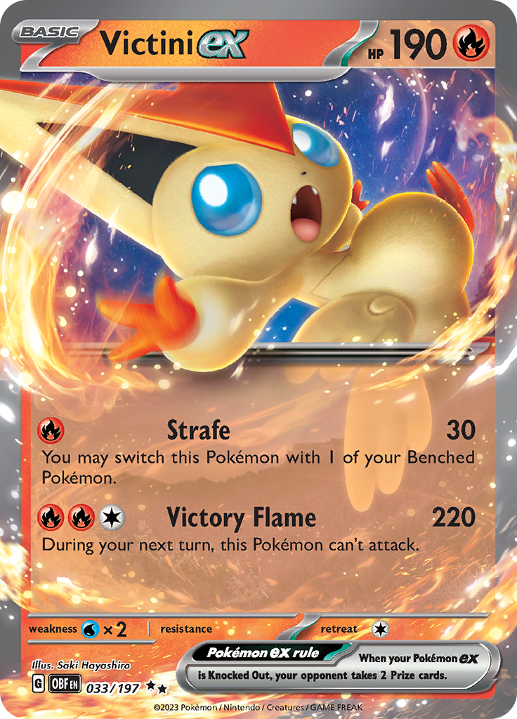 Victini ex (033/197) [Scarlet & Violet: Obsidian Flames] | Exor Games Truro