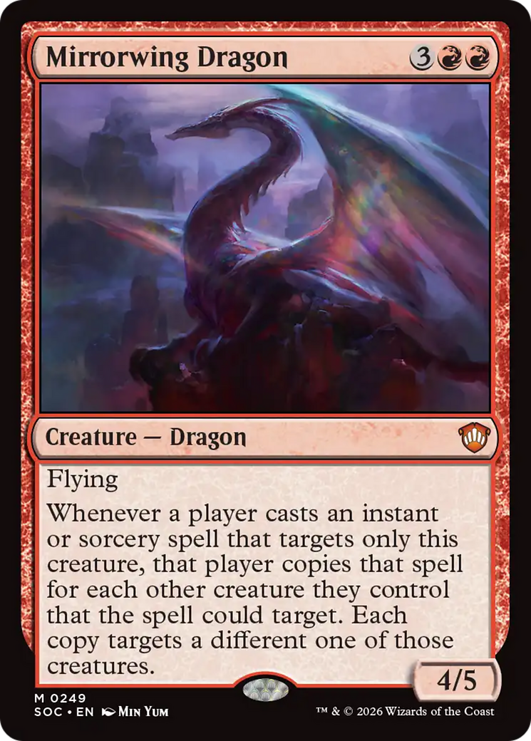 Mirrorwing Dragon [Secrets of Strixhaven Commander] | Exor Games Truro