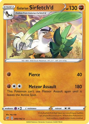 Galarian Sirfetch'd (095/192) (Theme Deck Exclusive) [Sword & Shield: Rebel Clash] | Exor Games Truro