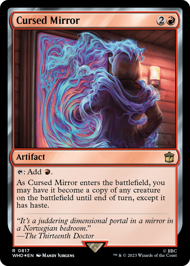 Cursed Mirror (Surge Foil) [Doctor Who] | Exor Games Truro