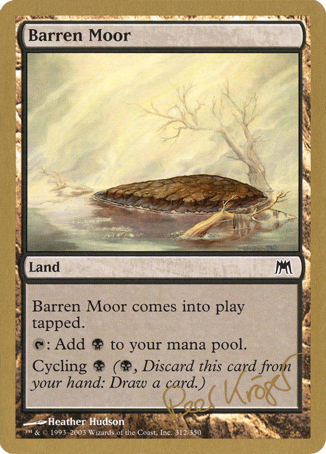 Barren Moor (Peer Kroger) [World Championship Decks 2003] | Exor Games Truro