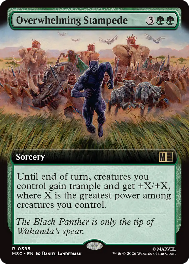 Overwhelming Stampede (Extended Art) [Marvel Super Heroes Commander] | Exor Games Truro