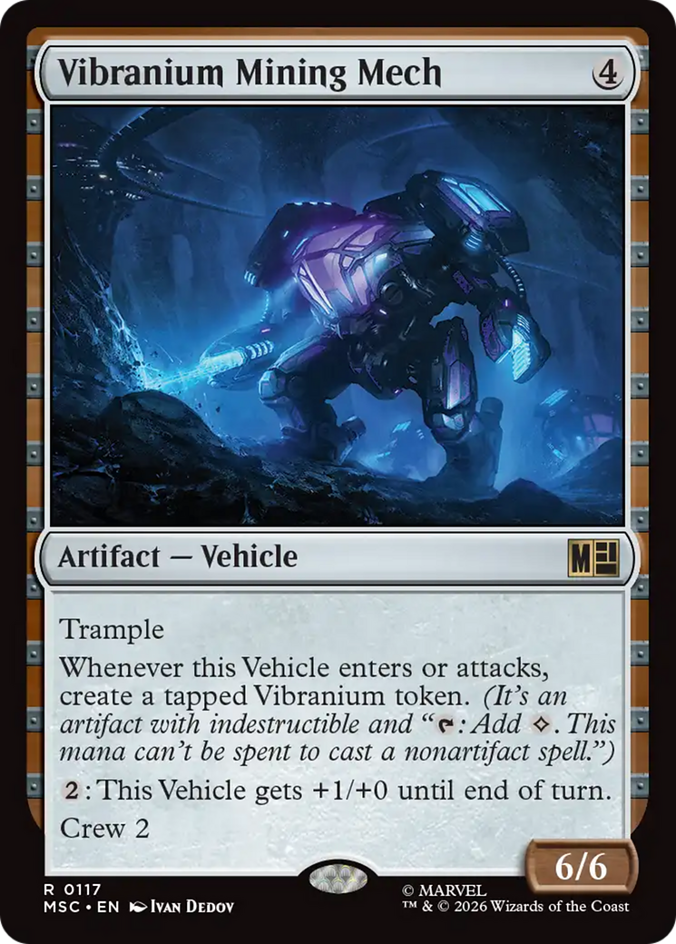 Vibranium Mining Mech (Surge Foil) [Marvel Super Heroes Commander] | Exor Games Truro