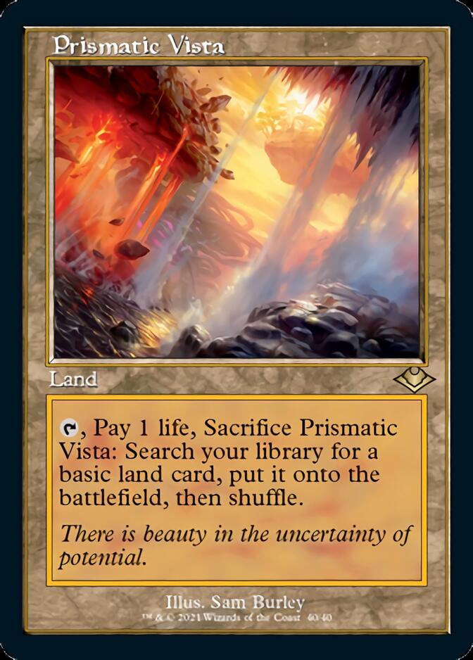Prismatic Vista (Retro Foil Etched) [Modern Horizons] | Exor Games Truro