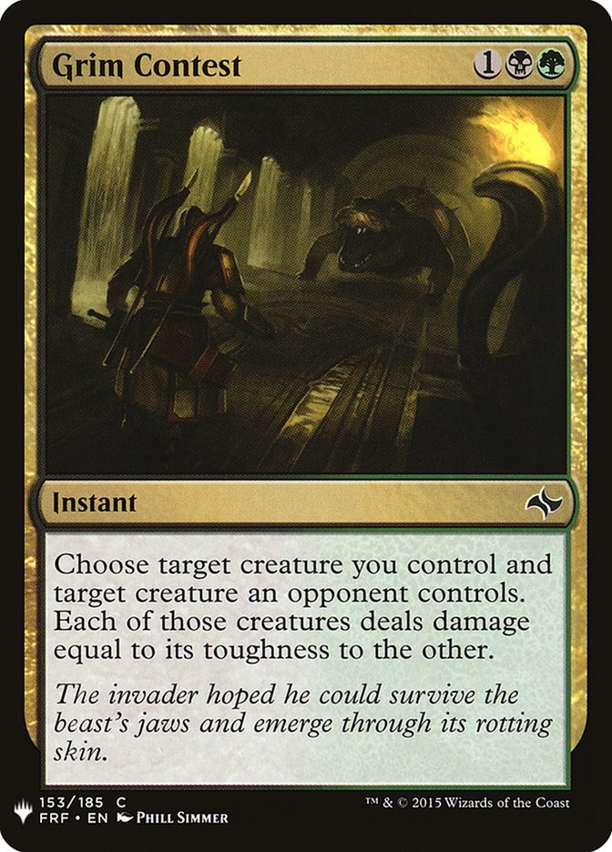 Grim Contest [Mystery Booster] | Exor Games Truro
