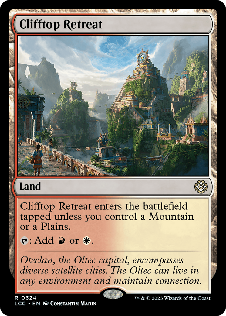 Clifftop Retreat [The Lost Caverns of Ixalan Commander] | Exor Games Truro