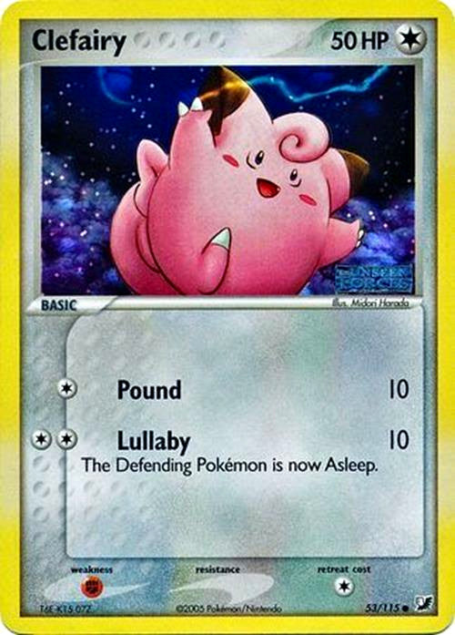 Clefairy (53/115) (Stamped) [EX: Unseen Forces] | Exor Games Truro