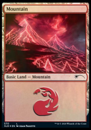 Mountain (Lightning) (570) [Secret Lair Drop Promos] | Exor Games Truro