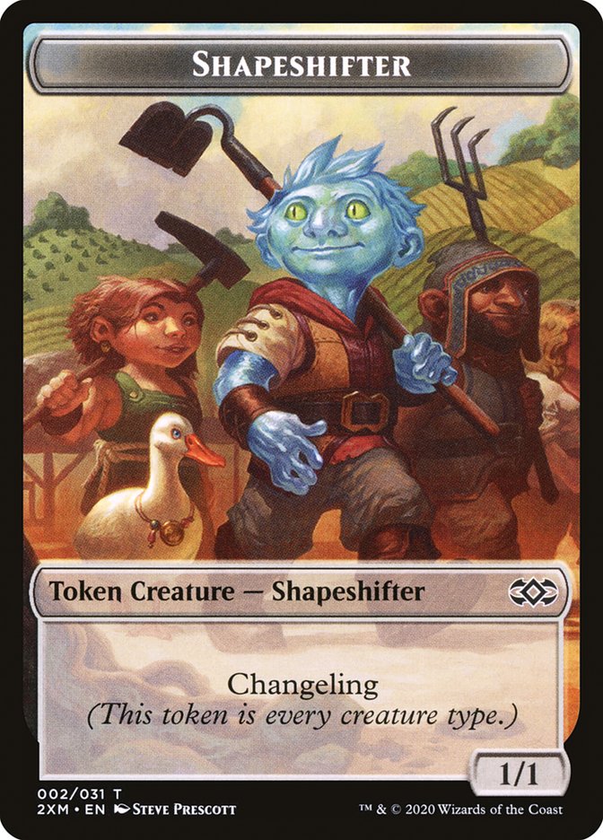 Shapeshifter Token [Double Masters Tokens] | Exor Games Truro